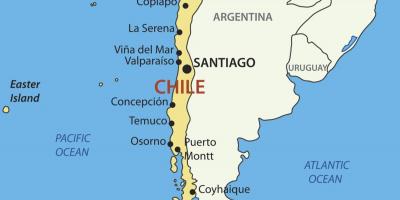 מפה של צ ' ילה המדינה