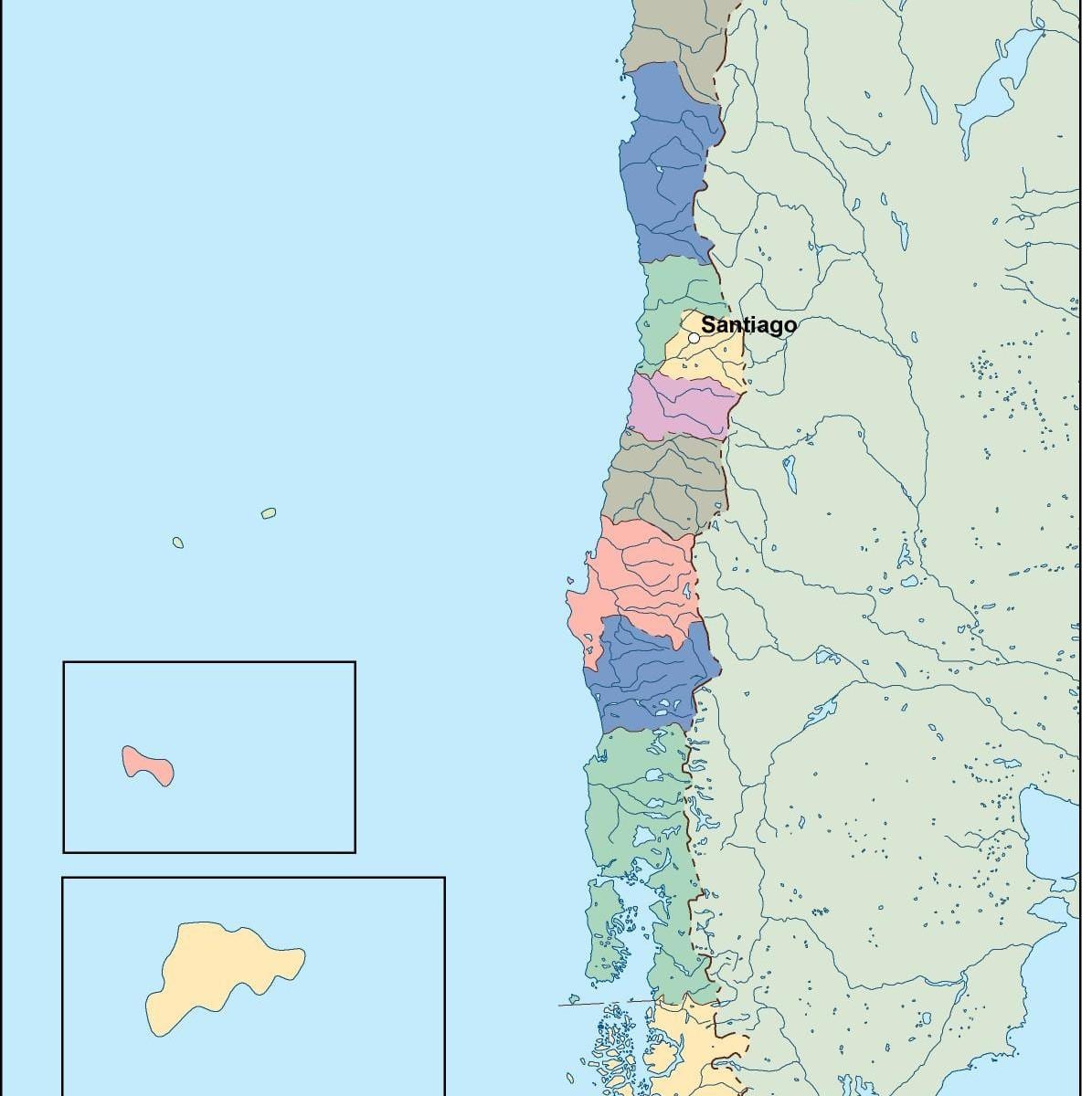 מפה של צ ' ילה וקטור