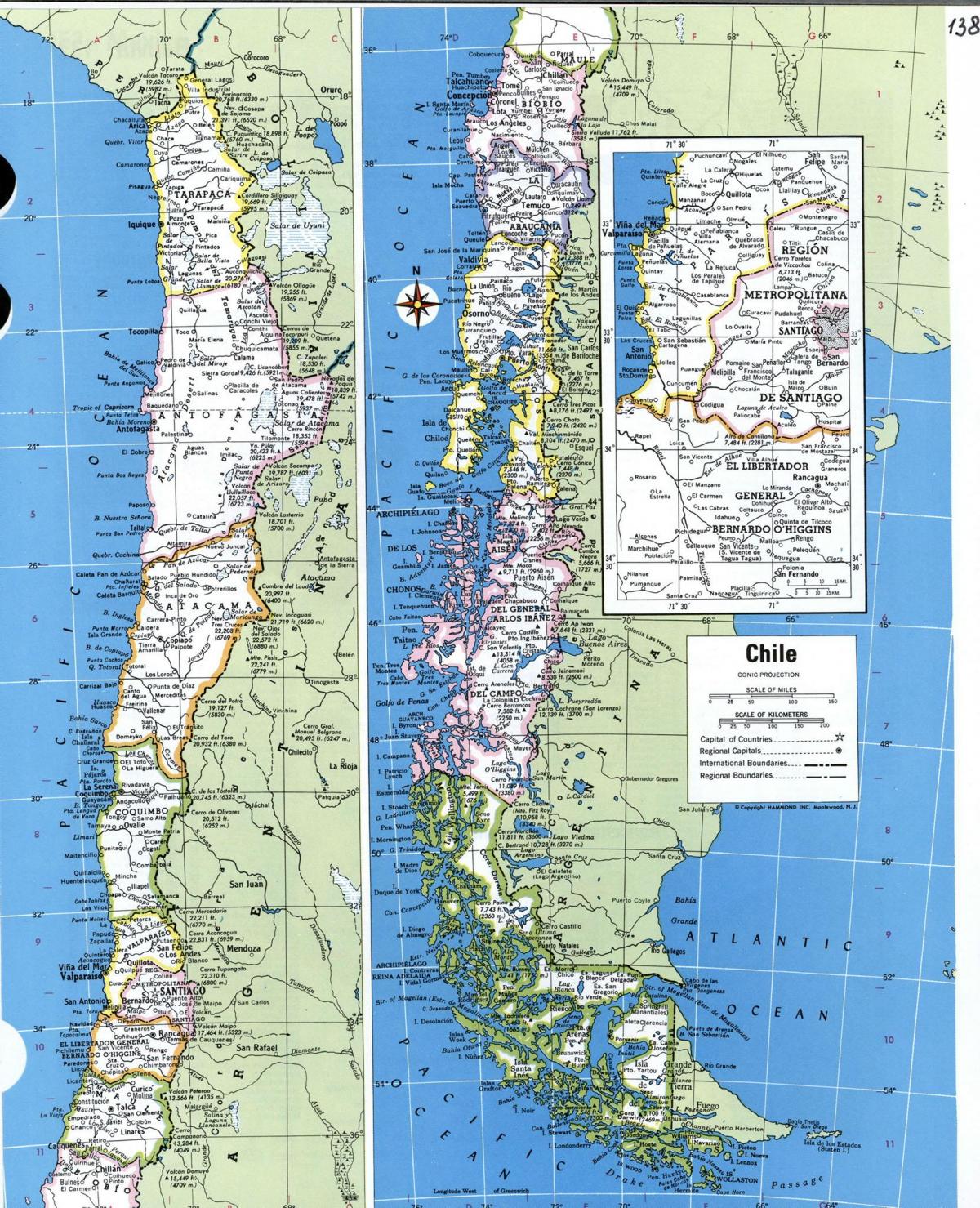 מפה מפורטת צ ' ילה