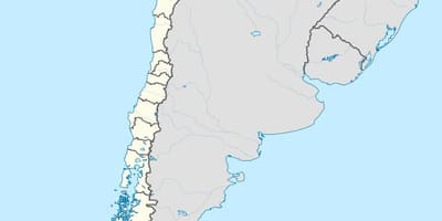 מפה של antofagasta, צ ' ילה